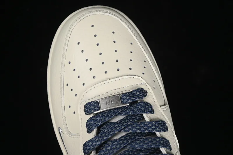 All categories Nk Air Force 1 Air Force series Nk Air Force 1 Mid Air Force mid-top Nk Air Force 1'07 Mid rice dark blue two-color bottom Air Force One starry mid-top casual sneakers XL0236-233